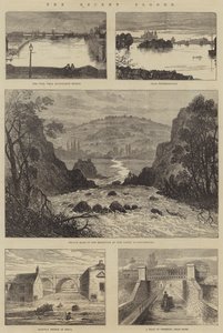 The Recent Floods metszet